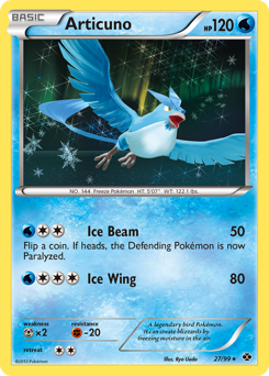 Articuno z edície Next Destinies, karta č.27