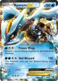 Kyurem-EX z edície Next Destinies, karta č.38
