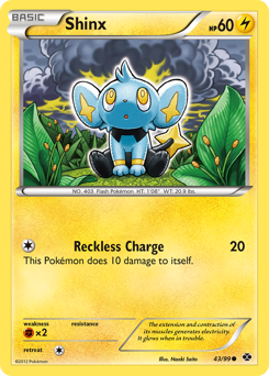 Shinx z edície Next Destinies, karta č.43