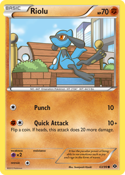 Riolu z edície Next Destinies, karta č.63