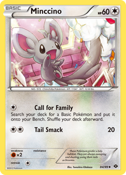 Minccino z edície Next Destinies, karta č.84