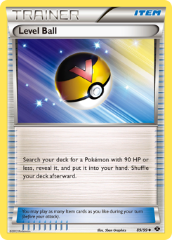Level Ball z edície Next Destinies, karta č.89