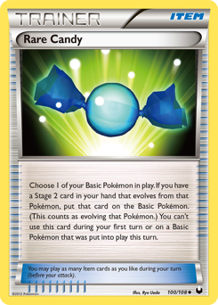 Rare Candy z edície Dark Explorers, karta č.100