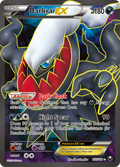 Darkrai-EX z edície Dark Explorers, karta č.107