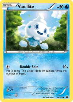Vanillite z edície Dark Explorers, karta č.33