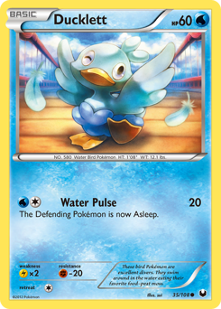 Ducklett z edície Dark Explorers, karta č.35