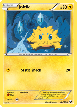 Joltik z edície Dark Explorers, karta č.42