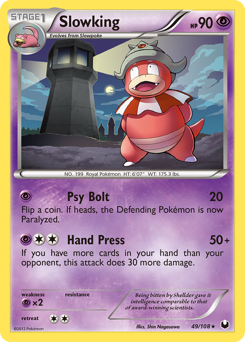 Slowking z edície Dark Explorers, karta č.49