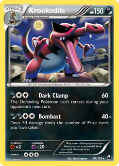 Krookodile z edície Dark Explorers, karta č.66