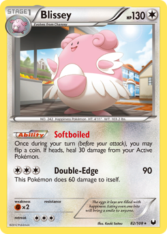 Blissey z edície Dark Explorers, karta č.82