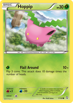 Hoppip z edície Dragons Exalted, karta č.1