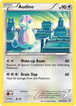Audino z edície Dragons Exalted, karta č.108