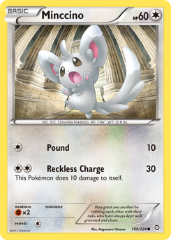 Minccino z edície Dragons Exalted, karta č.109
