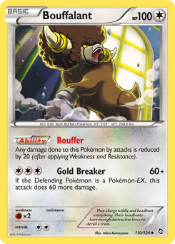 Bouffalant z edície Dragons Exalted, karta č.110