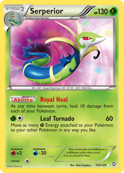 Serperior z edície Dragons Exalted, karta č.125