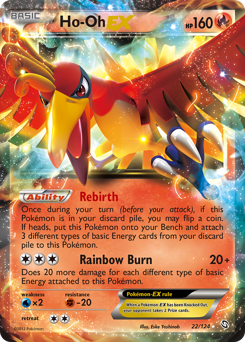 Ho-Oh-EX z edície Dragons Exalted, karta č.22
