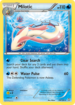 Milotic z edície Dragons Exalted, karta č.28