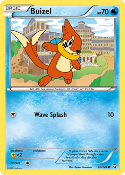 Buizel z edície Dragons Exalted, karta č.32