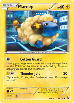 Mareep z edície Dragons Exalted, karta č.38