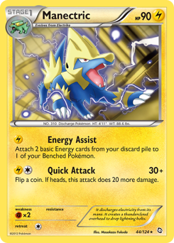 Manectric z edície Dragons Exalted, karta č.44