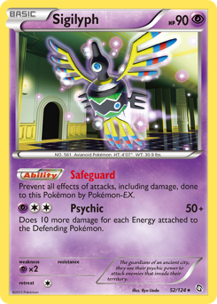 Sigilyph z edície Dragons Exalted, karta č.52