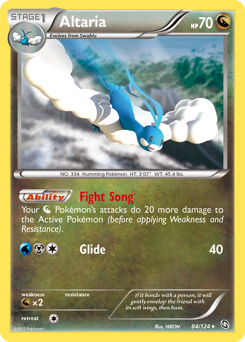 Altaria z edície Dragons Exalted, karta č.84