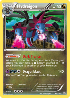 Hydreigon z edície Dragons Exalted, karta č.97