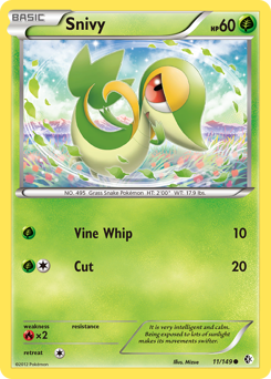 Snivy z edície Boundaries Crossed, karta č.11