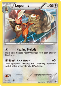 Lopunny z edície Boundaries Crossed, karta č.117
