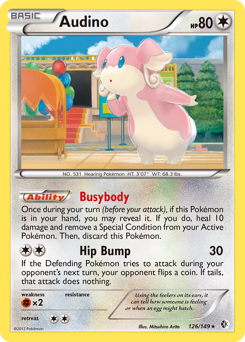 Audino z edície Boundaries Crossed, karta č.126