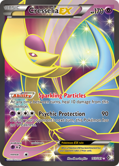 Cresselia-EX z edície Boundaries Crossed, karta č.143