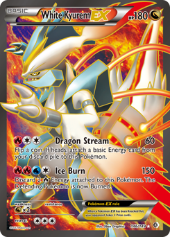 White Kyurem-EX z edície Boundaries Crossed, karta č.146