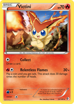 Victini z edície Boundaries Crossed, karta č.23