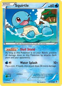 Squirtle z edície Boundaries Crossed, karta č.29