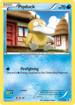 Psyduck z edície Boundaries Crossed, karta č.33