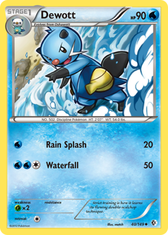 Dewott z edície Boundaries Crossed, karta č.40