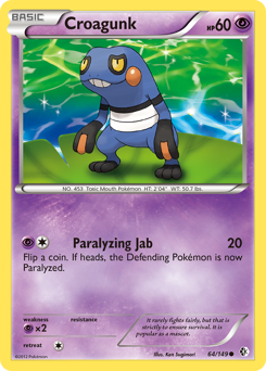 Croagunk z edície Boundaries Crossed, karta č.64