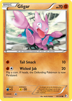 Gligar z edície Boundaries Crossed, karta č.80