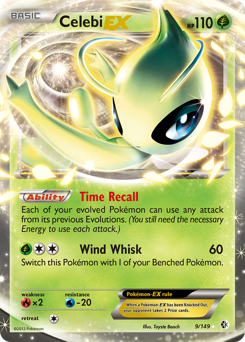 Celebi-EX z edície Boundaries Crossed, karta č.9