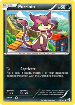 Purrloin z edície Boundaries Crossed, karta č.90