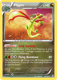 Flygon z edície Boundaries Crossed, karta č.99