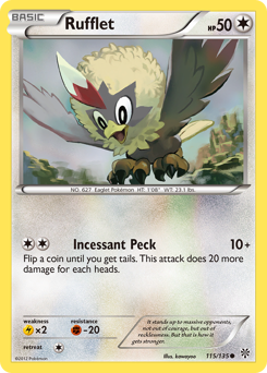Rufflet z edície Plasma Storm, karta č.115
