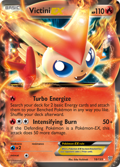 Victini-EX z edície Plasma Storm, karta č.18
