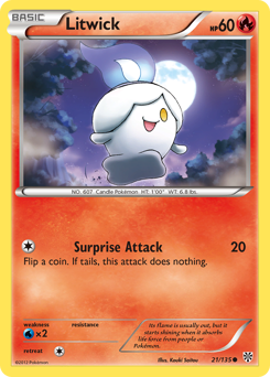 Litwick z edície Plasma Storm, karta č.21