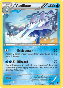 Vanilluxe z edície Plasma Storm, karta č.37