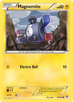 Magnemite z edície Plasma Storm, karta č.43
