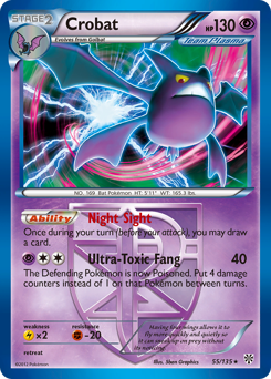 Crobat z edície Plasma Storm, karta č.55
