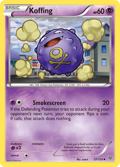 Koffing z edície Plasma Storm, karta č.57