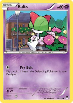 Ralts z edície Plasma Storm, karta č.59