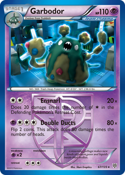 Garbodor z edície Plasma Storm, karta č.67